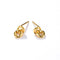 Gold Twisted Earrings - Zafari Studio Jewelry